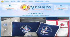 Desktop Screenshot of albatrossembroidery.com